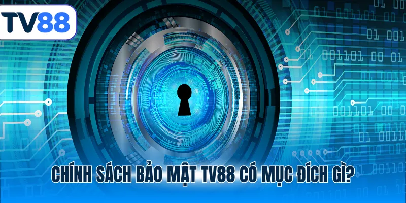 Chính sách bảo mật TV88 có mục đích gì?