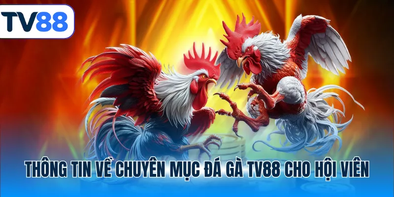 Thông tin về chuyên mục đá gà TV88 cho hội viên